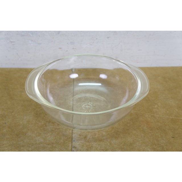 Vintage Hammered Aluminum Chafing Dish Server W/ Pyrex Glass Insert Dogwood Legs For Sale - Image 12 of 14