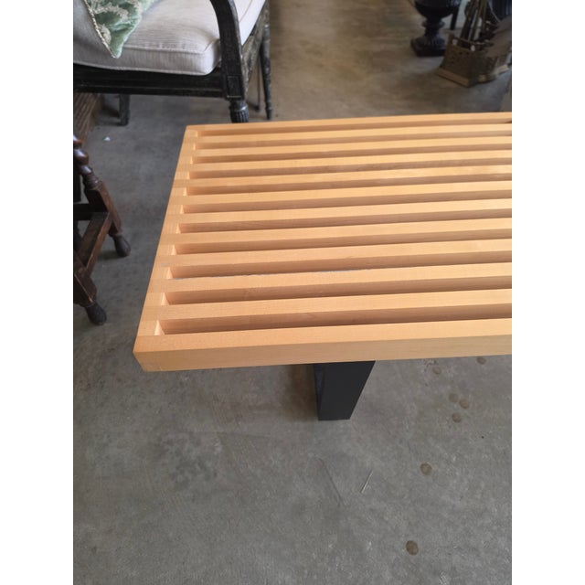 George Nelson for Herman Miller Slat Bench For Sale - Image 12 of 16