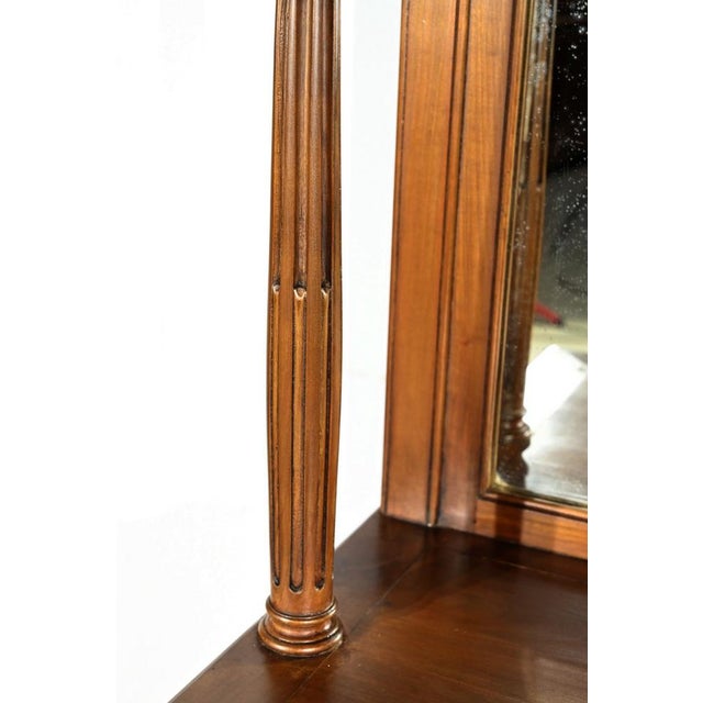 Louis XVI Style Cherry Console Table, Late 19th Century For Sale - Image 11 of 18