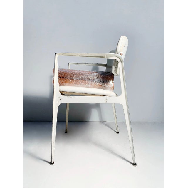 Dan Johnson for Shelby Williams Aluminum Armchair - rare variation For Sale In Chicago - Image 6 of 6