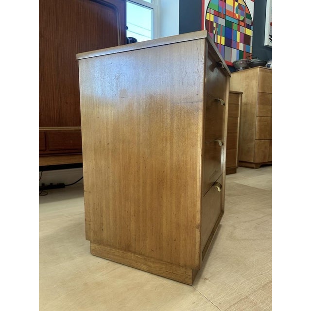 Mid-Century Modern 1950s Drexel ‘Precedent’ 4 Drawer Nightstand by Edward Wormley For Sale - Image 3 of 9