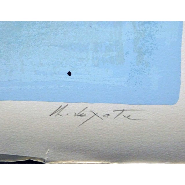Philippe Lepatre "Holy Spring" Hand Signed Art Lithograph, Abstract, France For Sale - Image 4 of 5