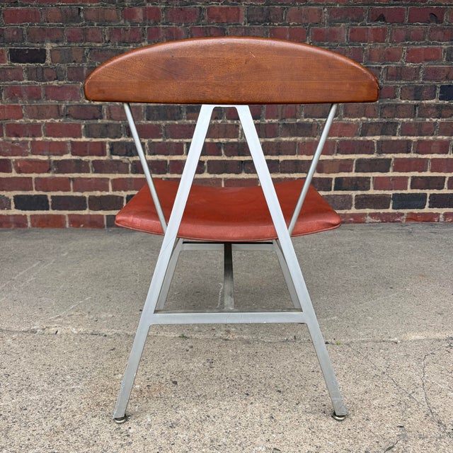 Widdicomb Mueller Aluminum and Wood Side Chair For Sale - Image 12 of 12