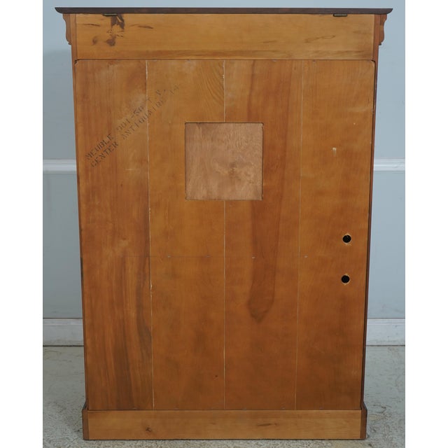 1980s French Empire Cherry Tv Armoire Cabinet For Sale - Image 15 of 16