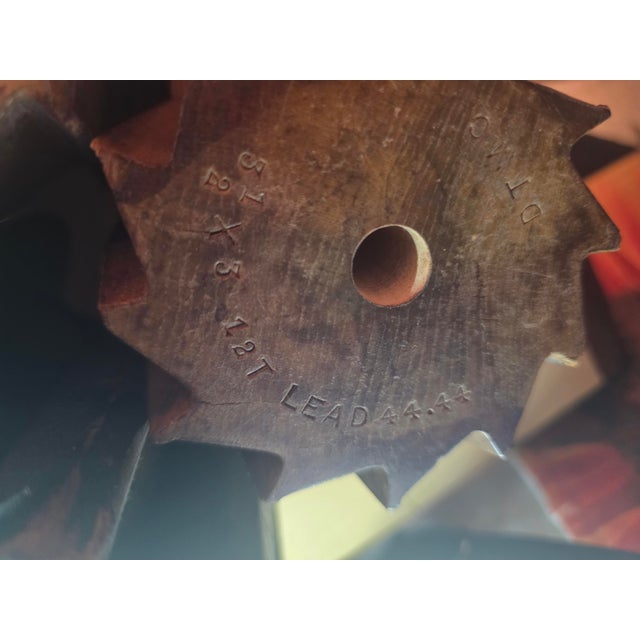 Vintage Industrial Era Gear Wall Art, Steampunk For Sale - Image 10 of 17