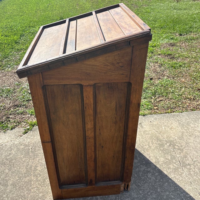 Arts & Crafts Antique 13 Tray Hamilton Printers Typesetters Cabinet For Sale - Image 3 of 11