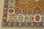 Kazak Runner 2’8” X 9’8” Green Wool Tribal Hand-Knotted Oriental Rug For Sale - Image 11 of 14