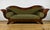 Late 19th Century Biedermeier Burl Mahogany Sofa For Sale - Image 4 of 18