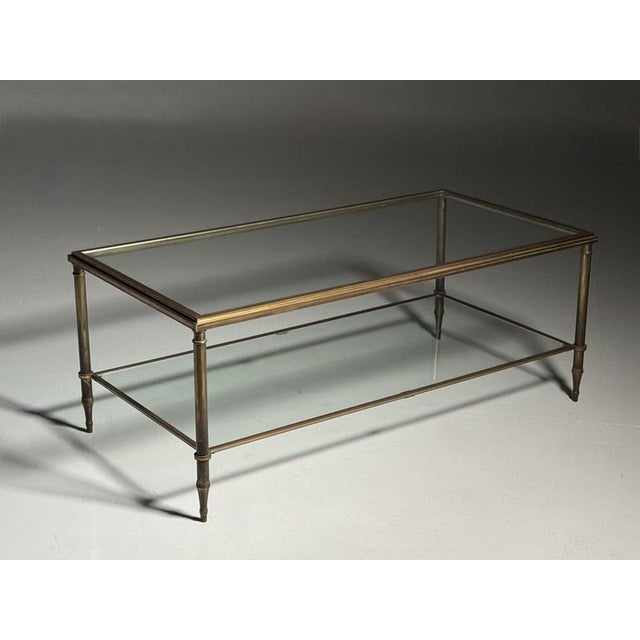 Mid-Century Glass Coffee Table For Sale - Image 4 of 18