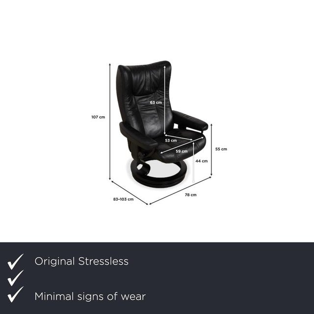 with the "Wing" model, you're bringing one of Stressless's absolute classics into your living room. This armchair truly...