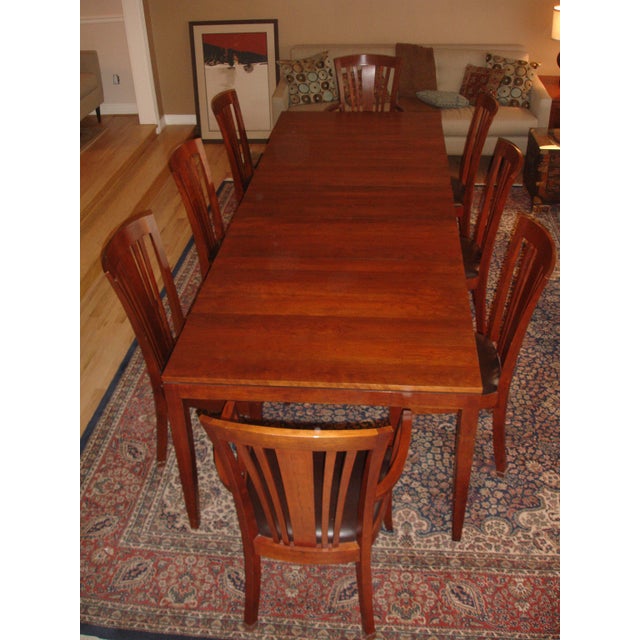 Stickley Metropolitan Dining Table & Chairs Chairish