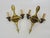 Empire Double-Light Bronze Arrow Wall Sconces, 1950s, Set of 2 For Sale - Image 9 of 10