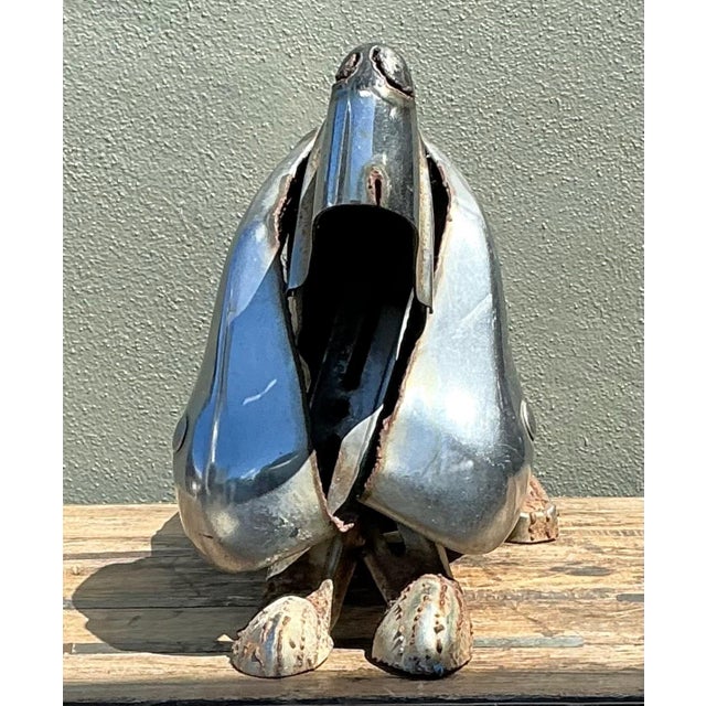 Vintage Chrome Bumper Abstract Dachshund Sculpture For Sale - Image 14 of 16