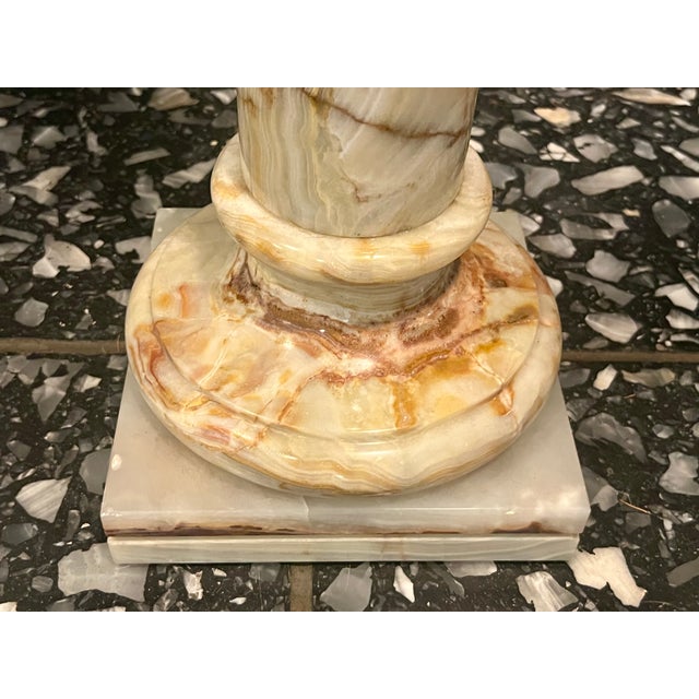 Mid-Century Solid Onyx Pedestal For Sale - Image 9 of 13