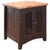 Rustic Greenview Two Door End Table - Distressed Black For Sale - Image 3 of 4