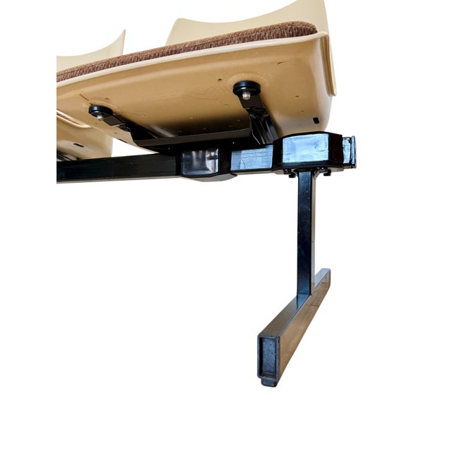 Mid-Century Modern Tandem Four Seat Bench by Krueger, 1969 For Sale - Image 12 of 12