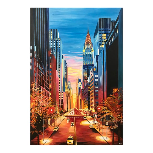 Limited Edition Print of Chrysler Building New York City Nyc by British Artist, 2024 For Sale