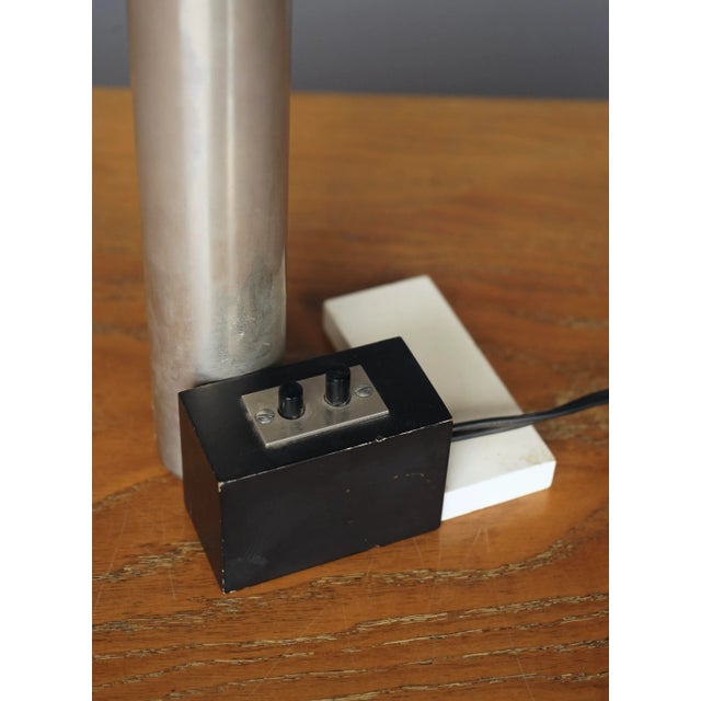 Constructivist Model 3 Table Lamp attributed to Sybold van Ravesteyn, 1970s For Sale - Image 13 of 17