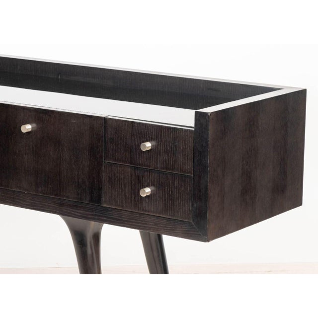 Wood Troy Wesnidge Modern Ebonized Sideboard For Sale - Image 7 of 14