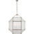 Transitional Suzanne Kasler for Visual Comfort Signature Morris Medium Lantern in Polished Nickel with Frosted Glass For Sale - Image 3 of 4