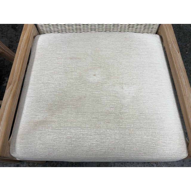Ivory Palecek Freeman Coastal Armchairs, Pair For Sale - Image 8 of 12