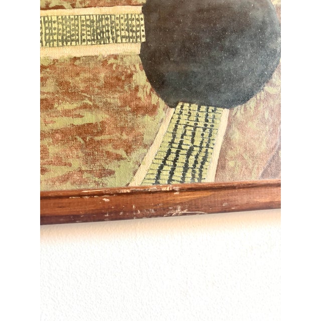 1980s WWII Narrative Battle Scene Folk Art Painting, Signed Gilbert W. Schuett For Sale - Image 9 of 11