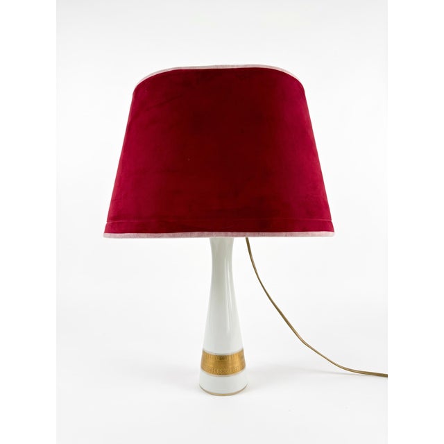 An exquisite and rare pair of table lamps produced by the prestigious German manufacturer Alka-Kunst (Alboth & Kaiser) in...