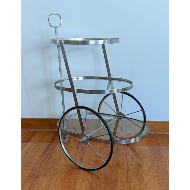 Modern Industrial Bar Cart Chairish