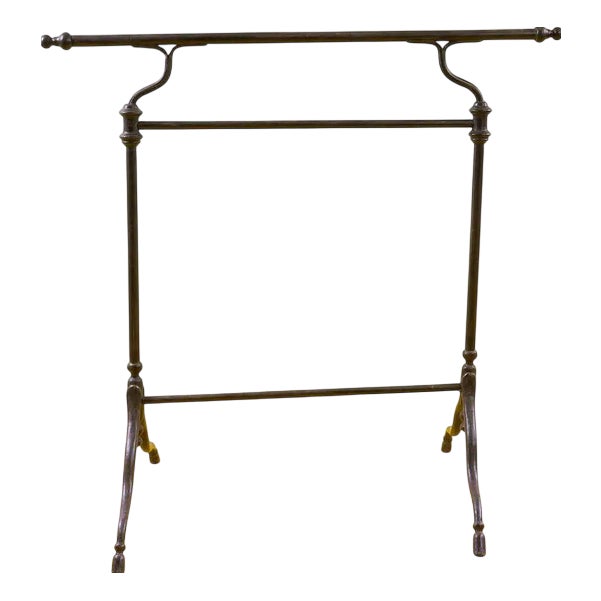 Industrial Wrought Iron Drying Rack | Chairish
