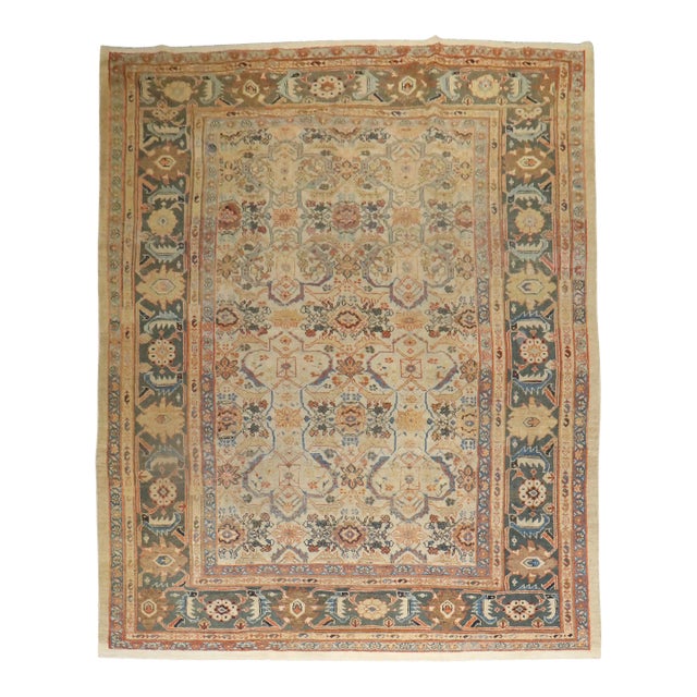 Antique Persian Mahal Rug For Sale
