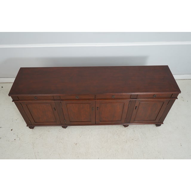 Brown Continental Factory Distressed Finish Sideboard For Sale - Image 8 of 18