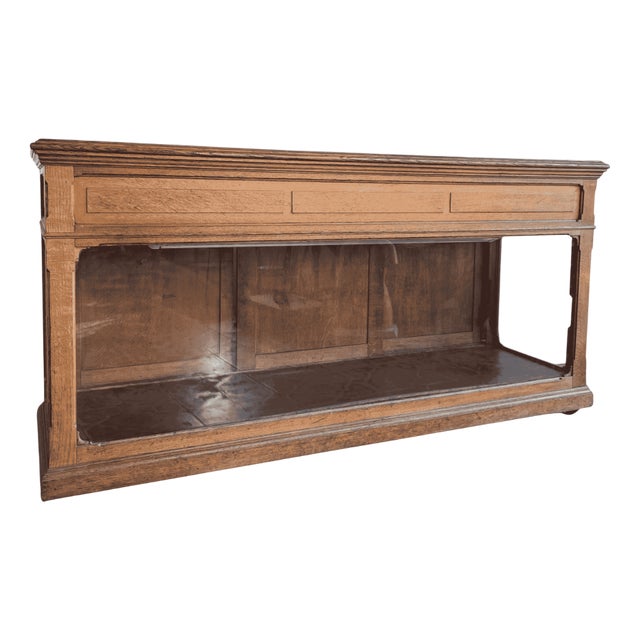 Vintage Display Cabinet in Oak, 1920s For Sale