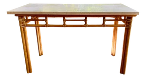 McGuire Furniture Co Tessellated Stone Top Console Table