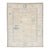Serene Modern Oushak Style Hand-Knotted Wool Area Rug – Sky Blue & Champagne For Sale
