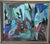 Ernst Weiers 1909 Oespel – 1978 Bernried "Night Forest" Reverse glass painting, framed [original frame] Monogrammed and...