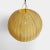 Contemporary Faux Rattan Globe Pendant Light Small For Sale - Image 3 of 10