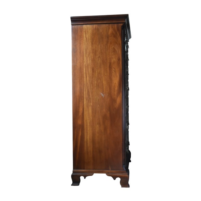 This timeless ten drawer dresser by Leopold Stickley features dovetail drawers, elegant solid brass Chippendale pulls, and...
