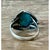 Vintage Boho Navajo Turquoise Ring Set in Sterling Silver 8 For Sale - Image 9 of 12