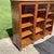 Antique Triple Oak Bookcase For Sale - Image 4 of 9
