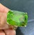 2010s GIA Certified 34.06 Carat Cushion Peridot 14 Karat Yellow Gold Ring Estate For Sale - Image 5 of 18