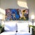 A modern abstract painting by Virginia artist Roderick Coles performed and presented as a two part diptych panel. The...