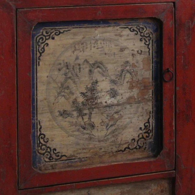 Large Shanxi Painted Sideboard For Sale - Image 5 of 8