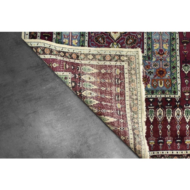 Vintage Hand-Woven Baluch Prayer Rug, 1960s For Sale - Image 15 of 18