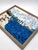 Hand-Painted Acrylic Impasto Seashore Painting With Sailboats and Black Beachgoers For Sale - Image 6 of 11