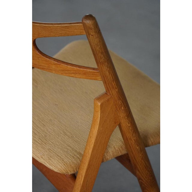 Danish CH29 Dining Chairs attributed to Hans J. Wegner for Carl Hansen & Son, 1951, Set of 6 For Sale - Image 16 of 18