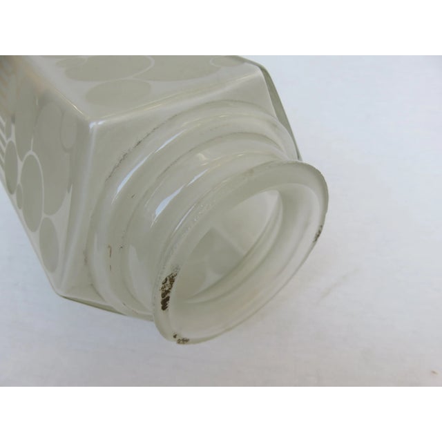 Vintage Art Deco Hexagonal Pendant Lamp For Sale - Image 10 of 16