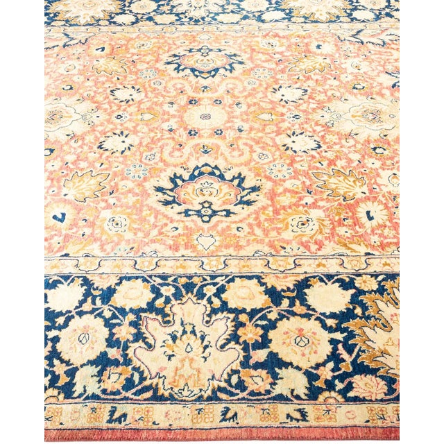 Solo Rugs Mogul, One-of-a-Kind Hand-Knotted Area Rug in Orange, 6' 0" x 9' 1" For Sale - Image 4 of 8