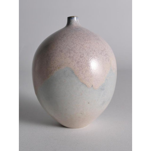 Late 20th Century Scandinavian Modern Studio Stoneware Vase from Bo Scullman For Sale - Image 6 of 18