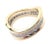 Contemporary Tiffany & Co. 18k Yellow Gold Platinum Diamond Wave Band Ring, size 5.75 For Sale - Image 3 of 6
