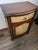 Vintage Accent Cabinet With Hand-Painted Floral Design For Sale - Image 4 of 12